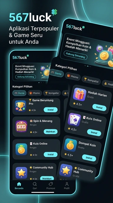 Aplikasi Populer & Kanal Uji — Temukan di 567luck