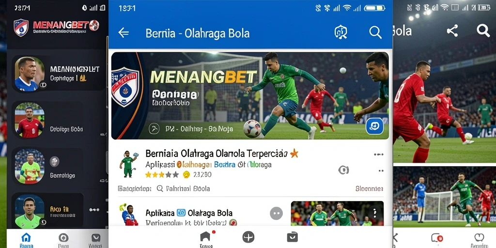 Tampilan antarmuka aplikasi MENANGBET yang informatif dan dinamis.
