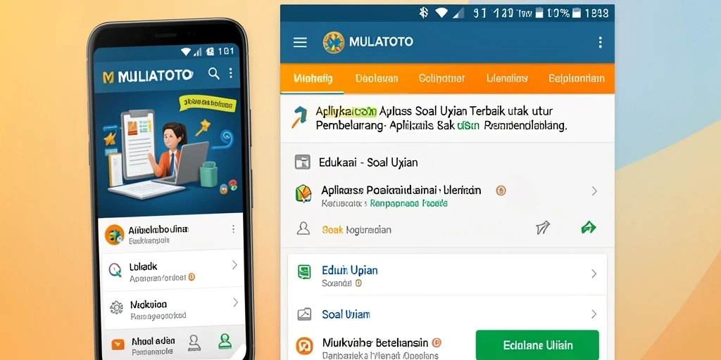 Tampilan antarmuka MULIATOTO yang interaktif dan informatif.
