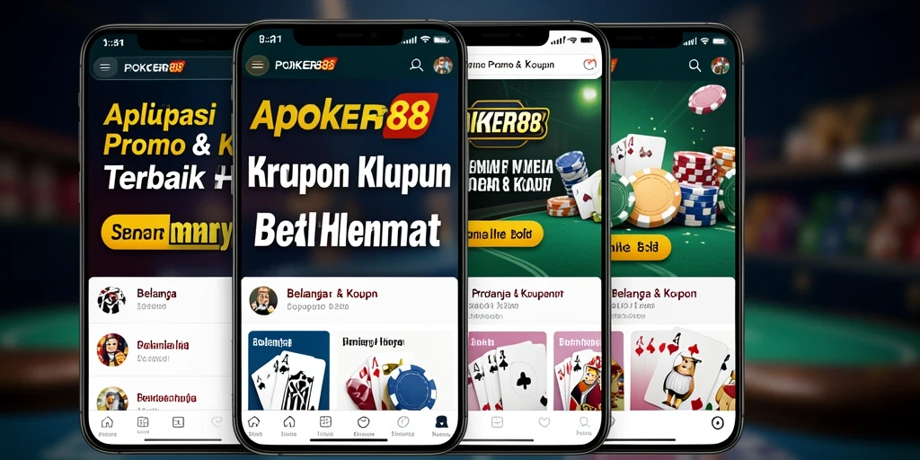 Antarmuka utama aplikasi POKER88 menampilkan berbagai promo menarik.