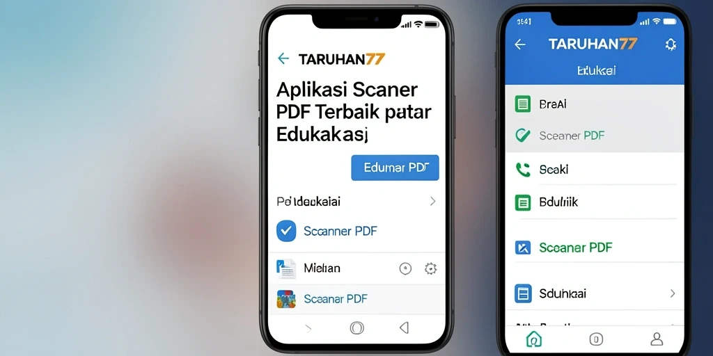 Antarmuka pengguna TARUHAN77 yang memudahkan pemindaian dokumen PDF.
